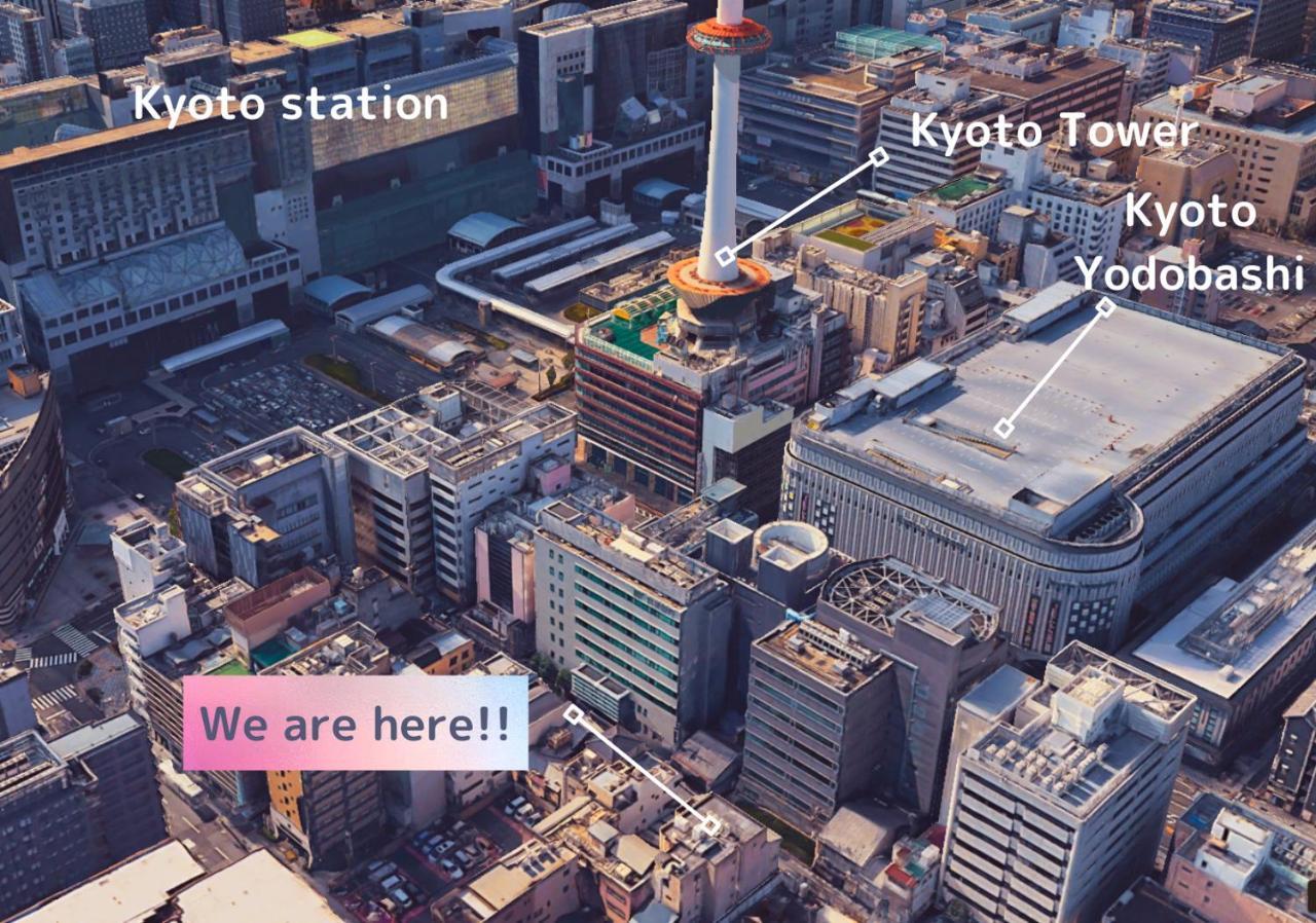 京都駅前ひふみ旅館（Hifumiryokan Kyoto Station) Quioto Exterior foto